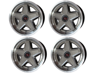 speedART 18 英寸 ATS 风格整体式轮毂和轮罩组 灰色。保时捷 964 / 993 / 996 / 997.1 / 986 / 987 / 928